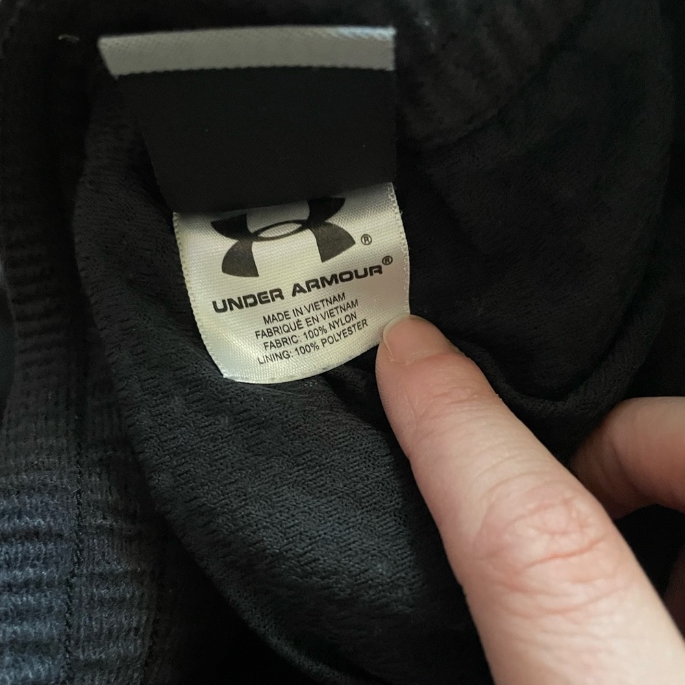 Under Armour Mens Black Nylon Lined Waterproof Windproof Pants‎ XL Performance - Picture 13 of 13